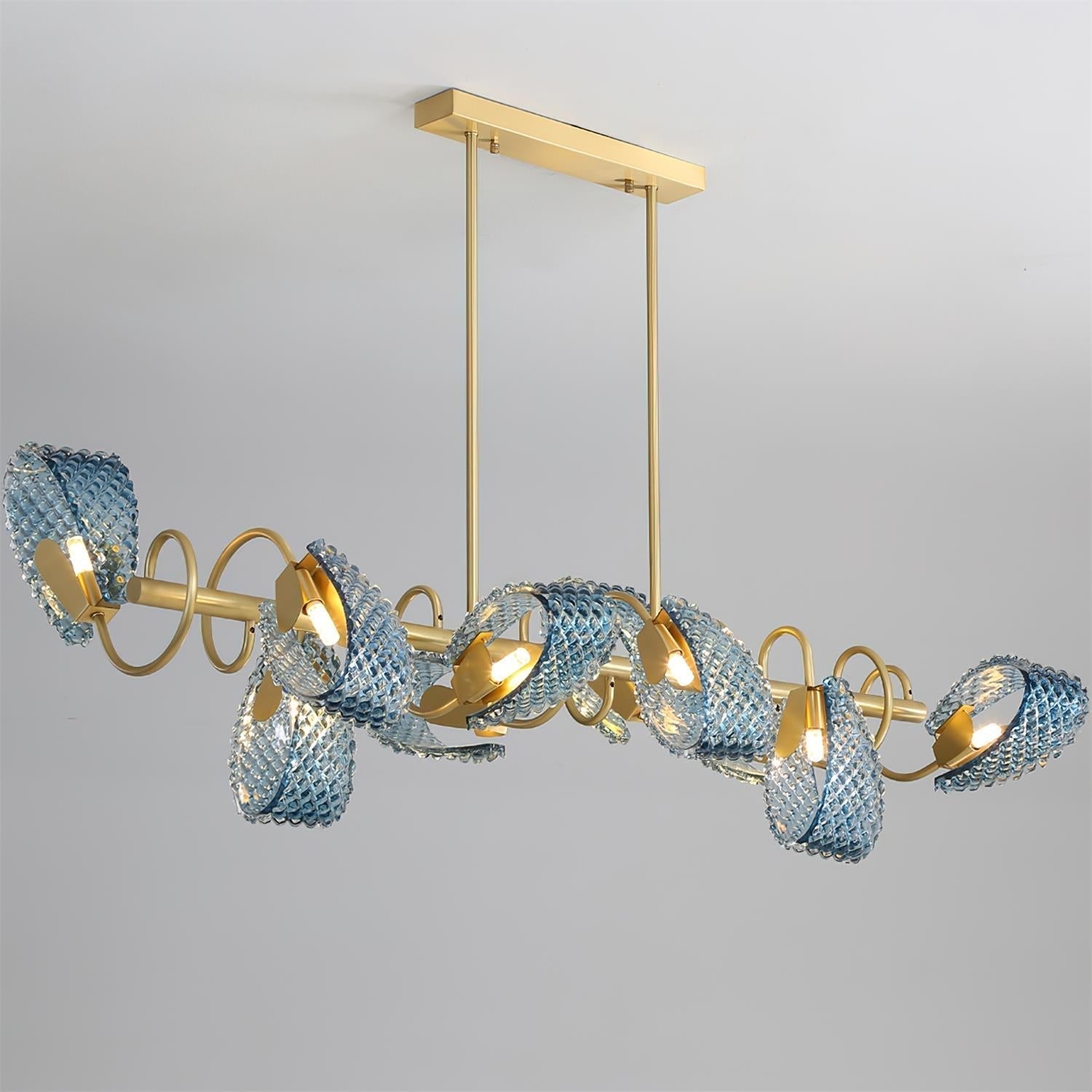 AquaLustre Lustre Contemporain en Verre