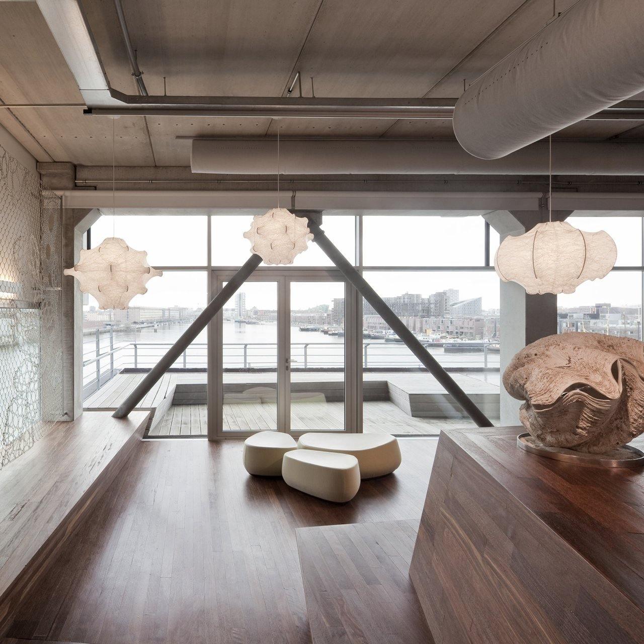 Lotus Lampe Suspendue Minimaliste en Soie