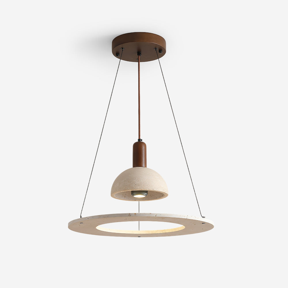 Ritta Suspension Moderne en Travertin