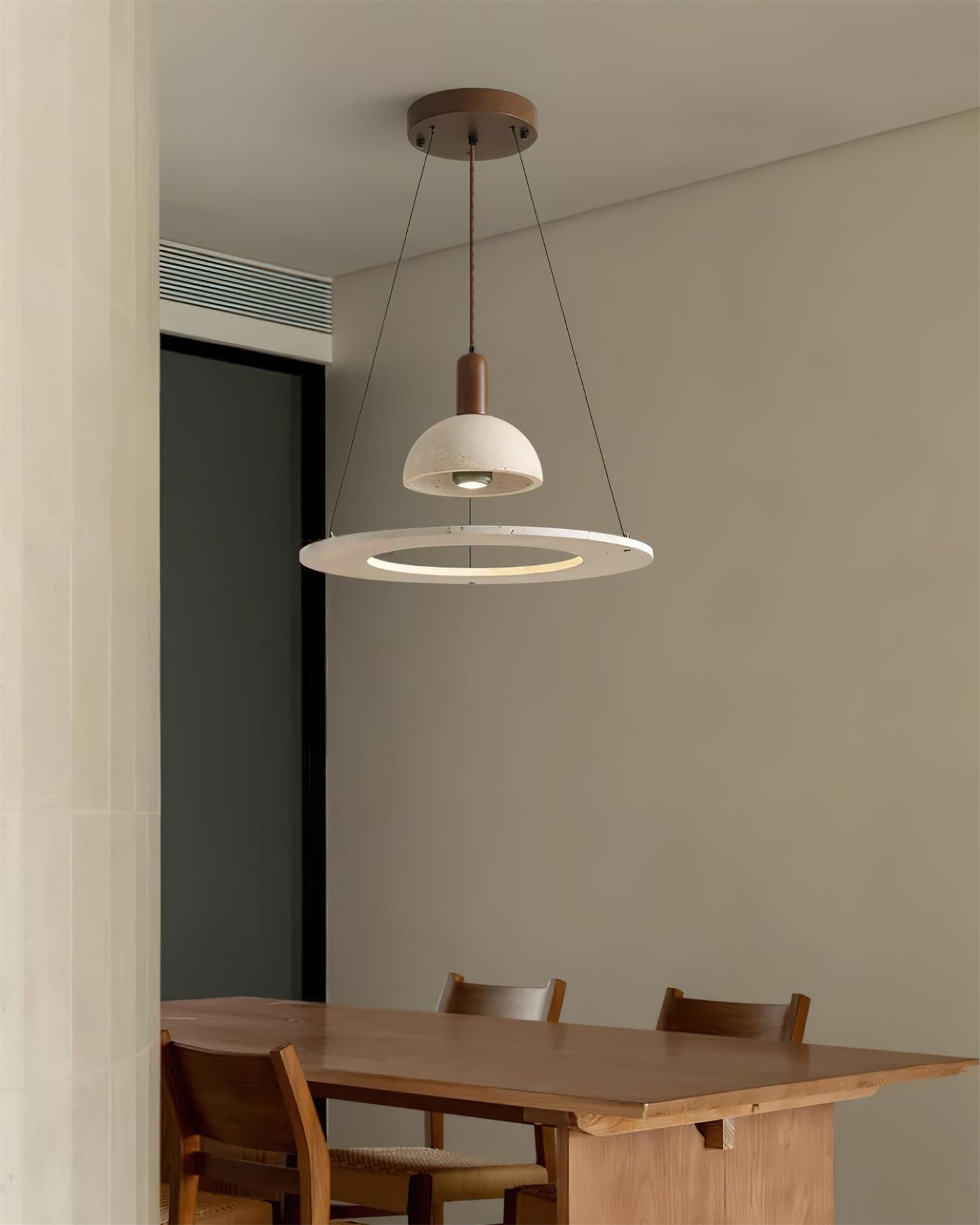 Ritta Suspension Moderne en Travertin