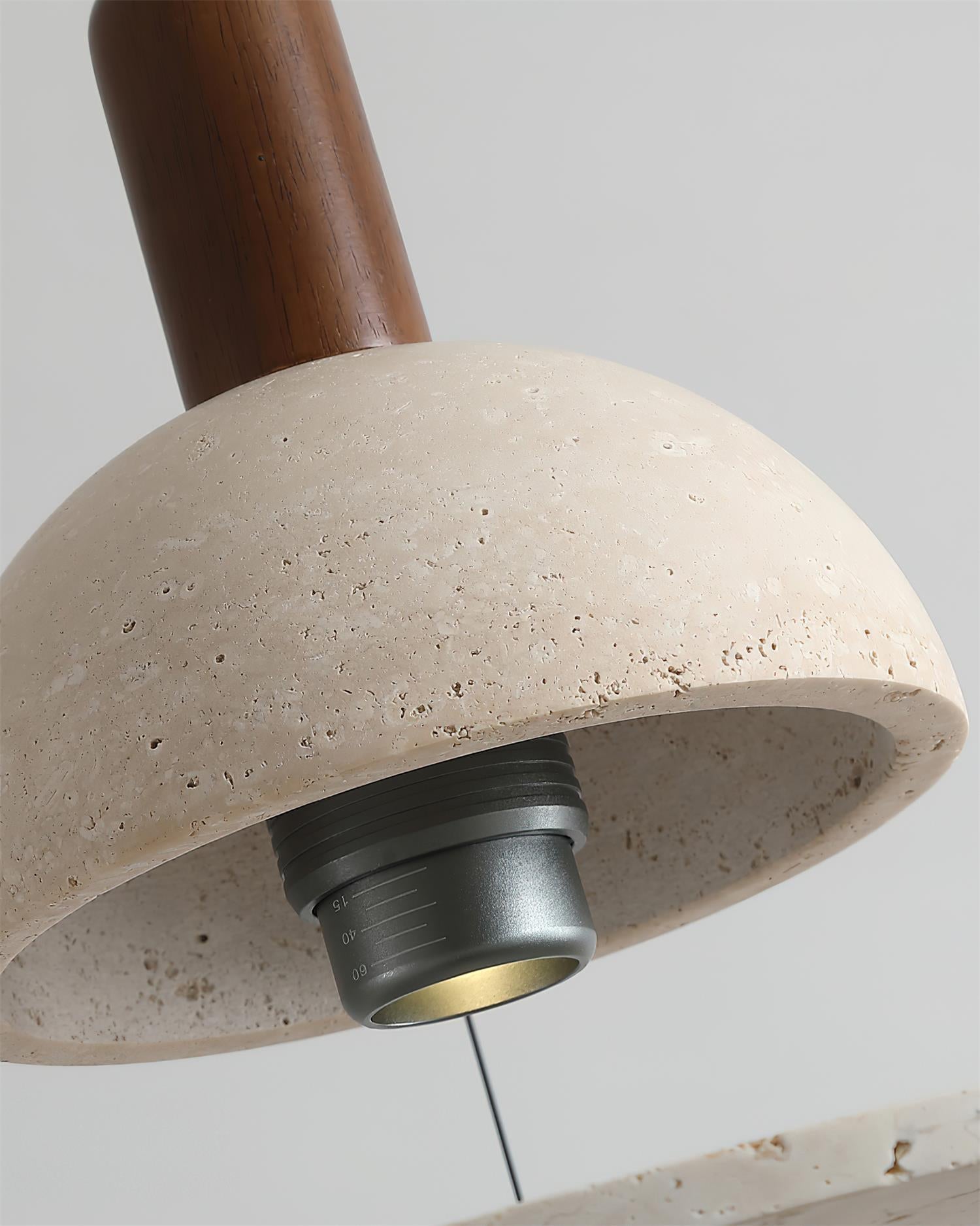 Ritta Suspension Moderne en Travertin