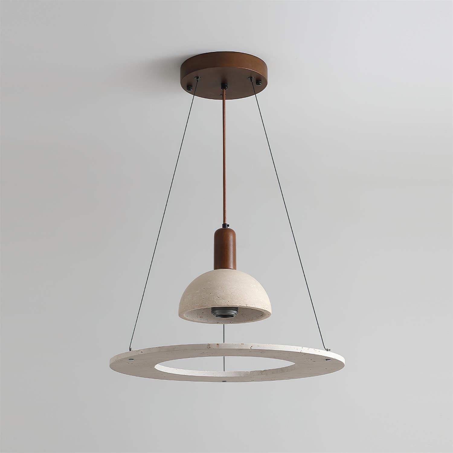 Ritta Suspension Moderne en Travertin