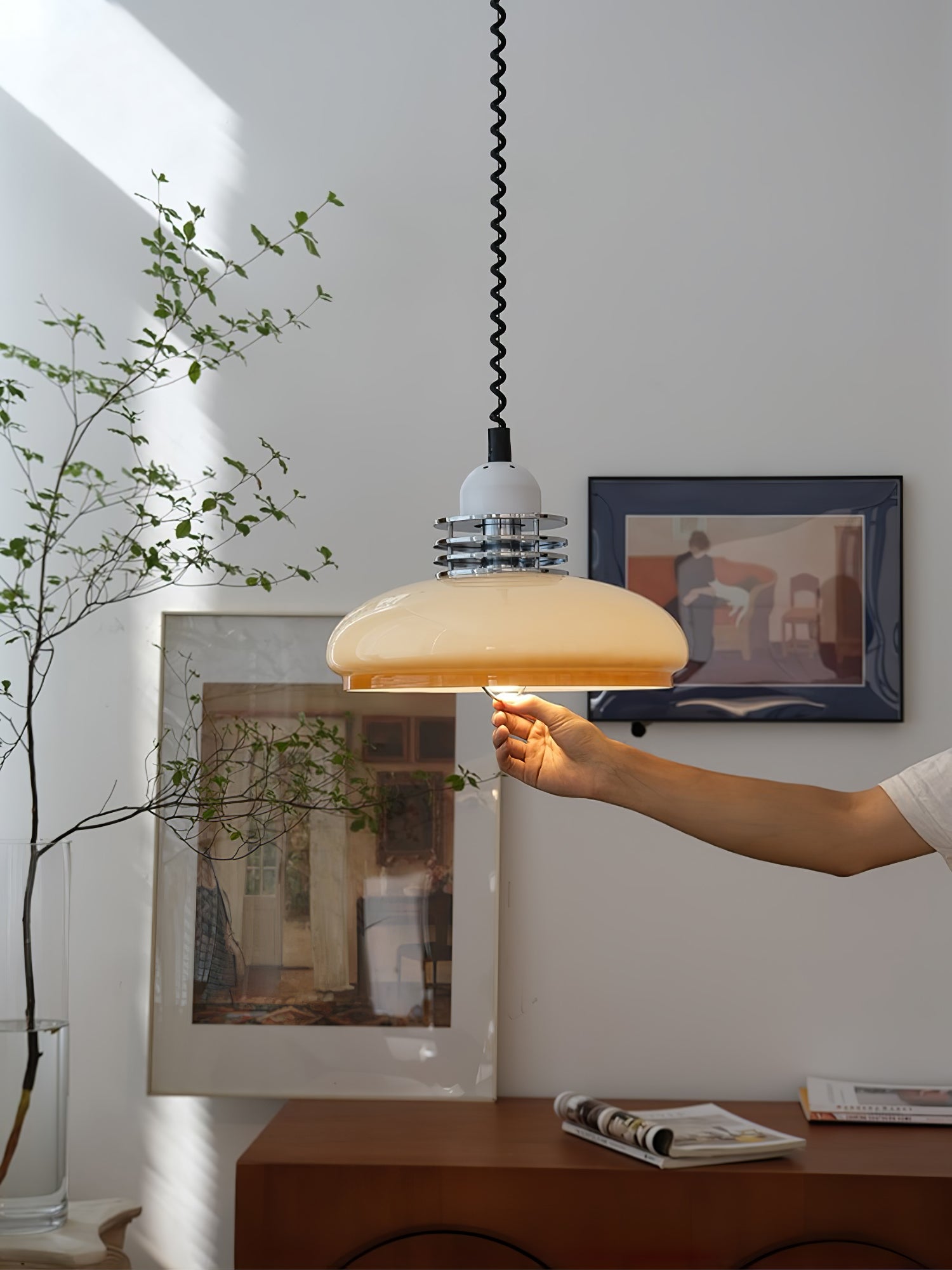 Ulaearae Nordic Art Classique Verre Suspension
