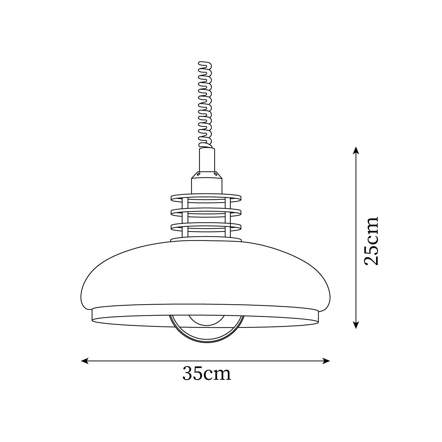 Vistosi Lampe Suspendue Globe en Verre Subtile