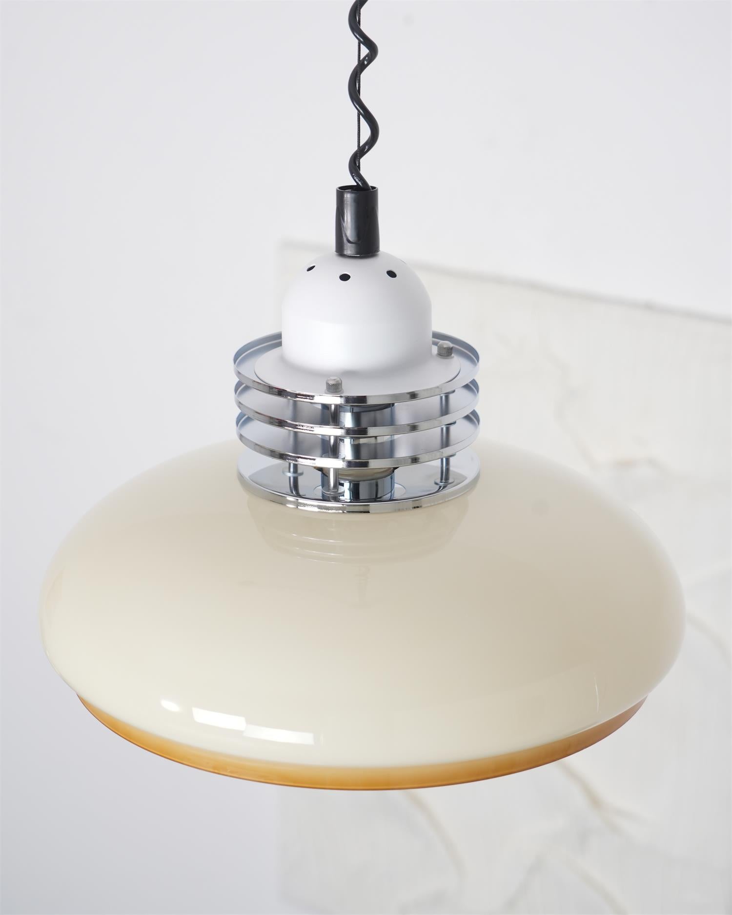 Vistosi Lampe Suspendue Globe en Verre Subtile