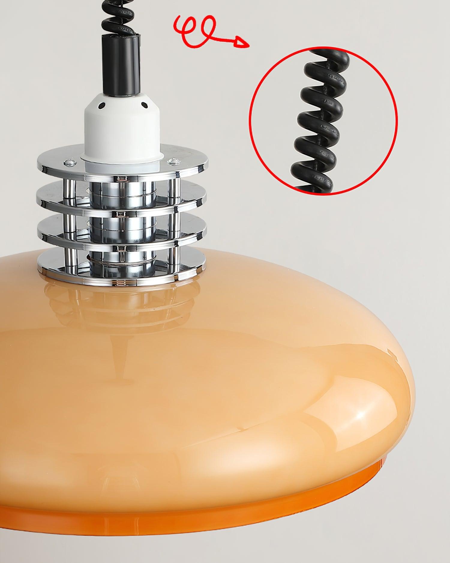 Vistosi Lampe Suspendue Globe en Verre Subtile