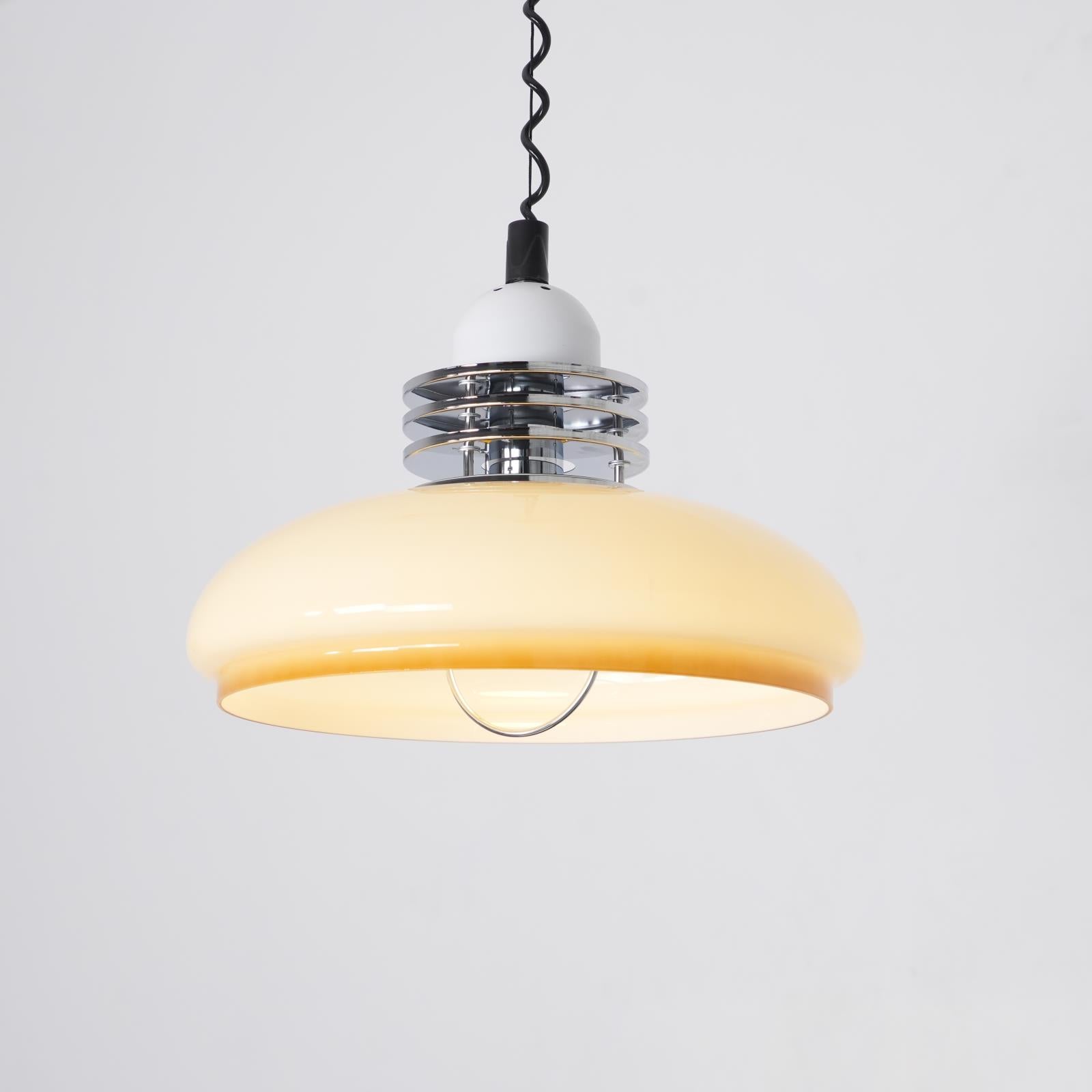 Vistosi Lampe Suspendue Globe en Verre Subtile