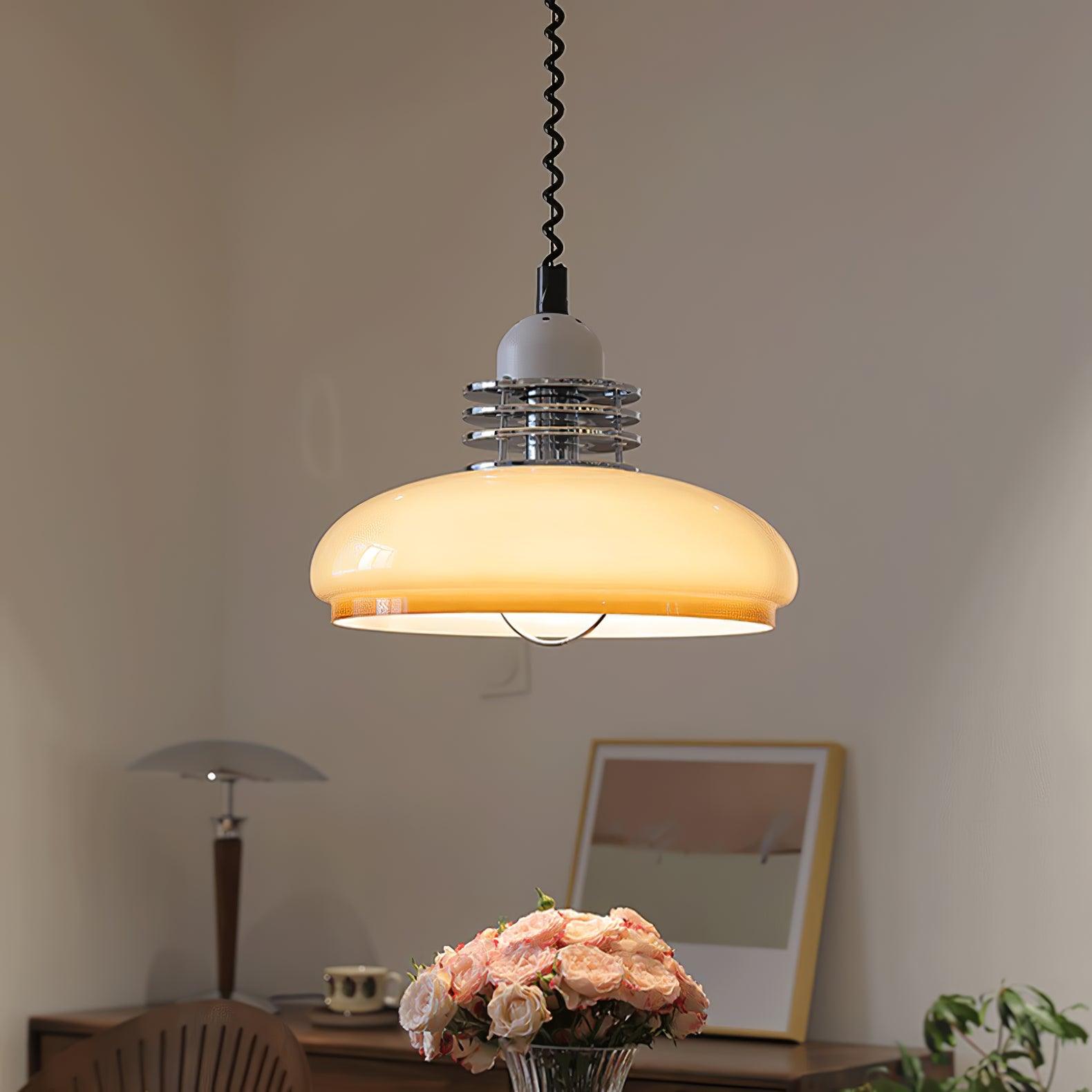 Vistosi Lampe Suspendue Globe en Verre Subtile