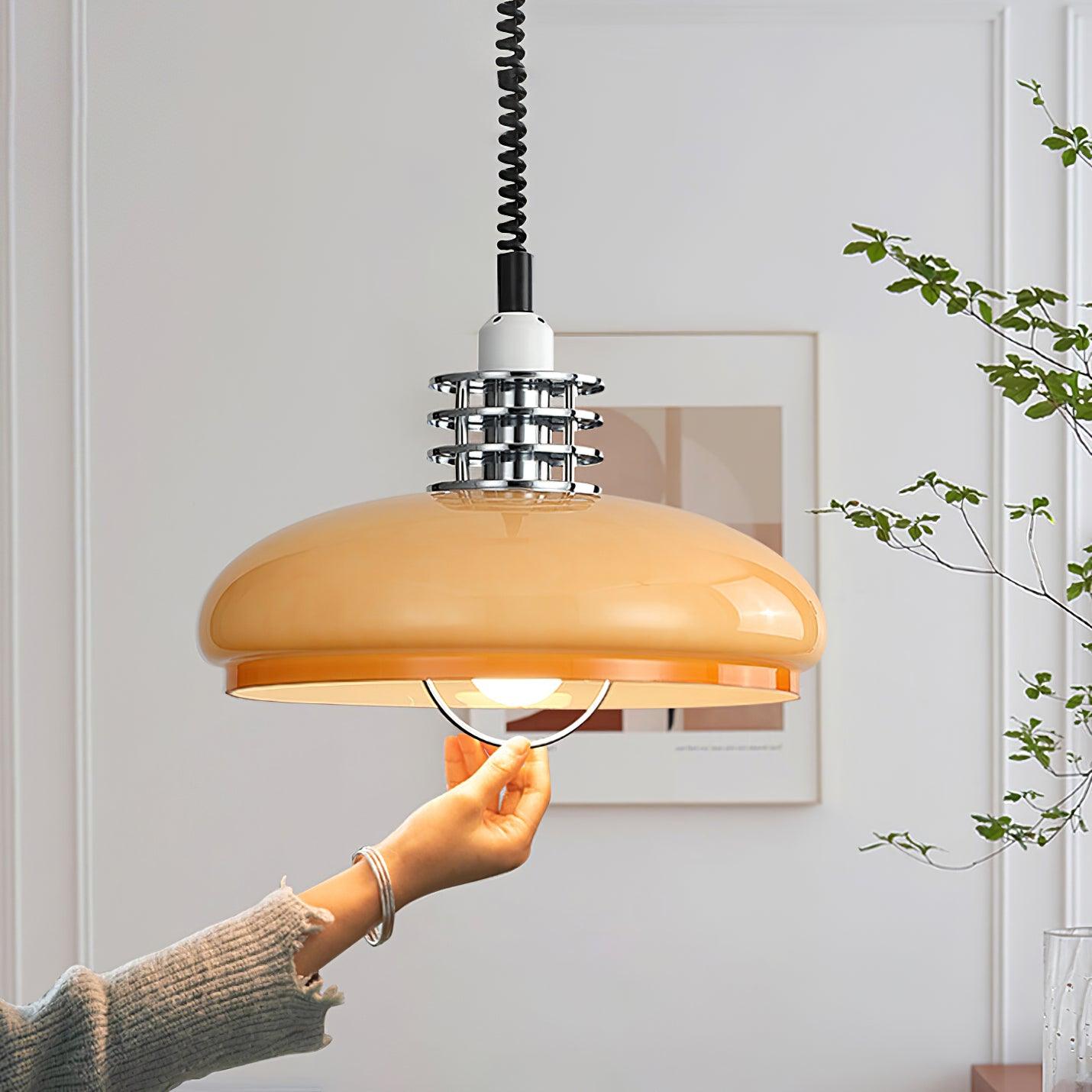 Vistosi Lampe Suspendue Globe en Verre Subtile