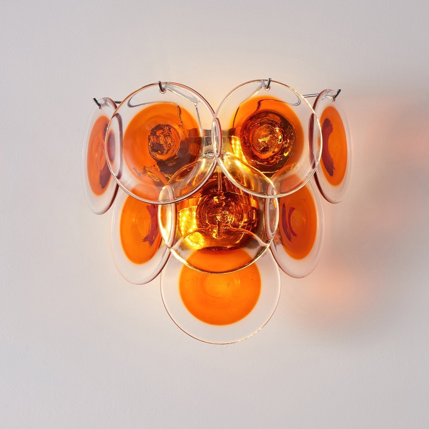 Vivelle Applique Murale Pétale en Verre Éthéré