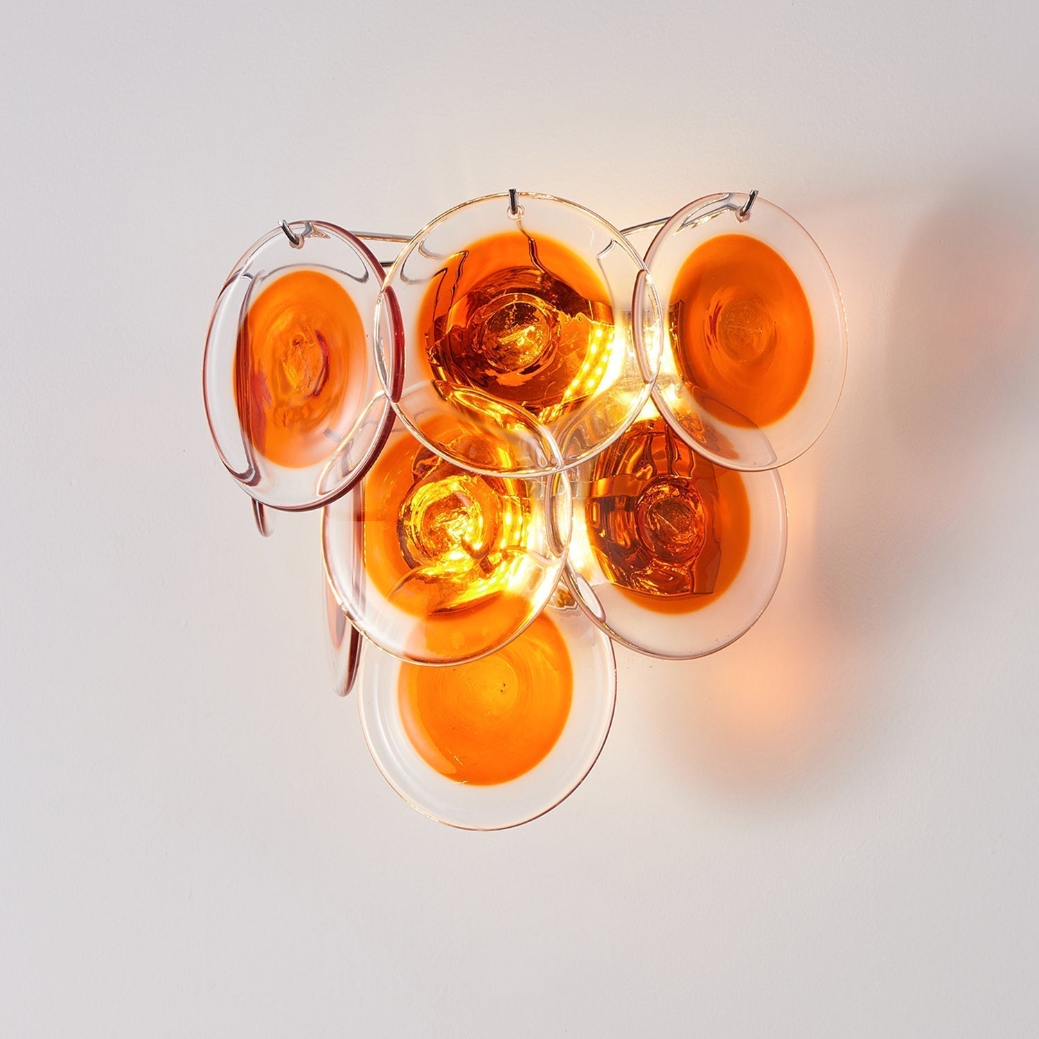 Vivelle Applique Murale Pétale en Verre Éthéré