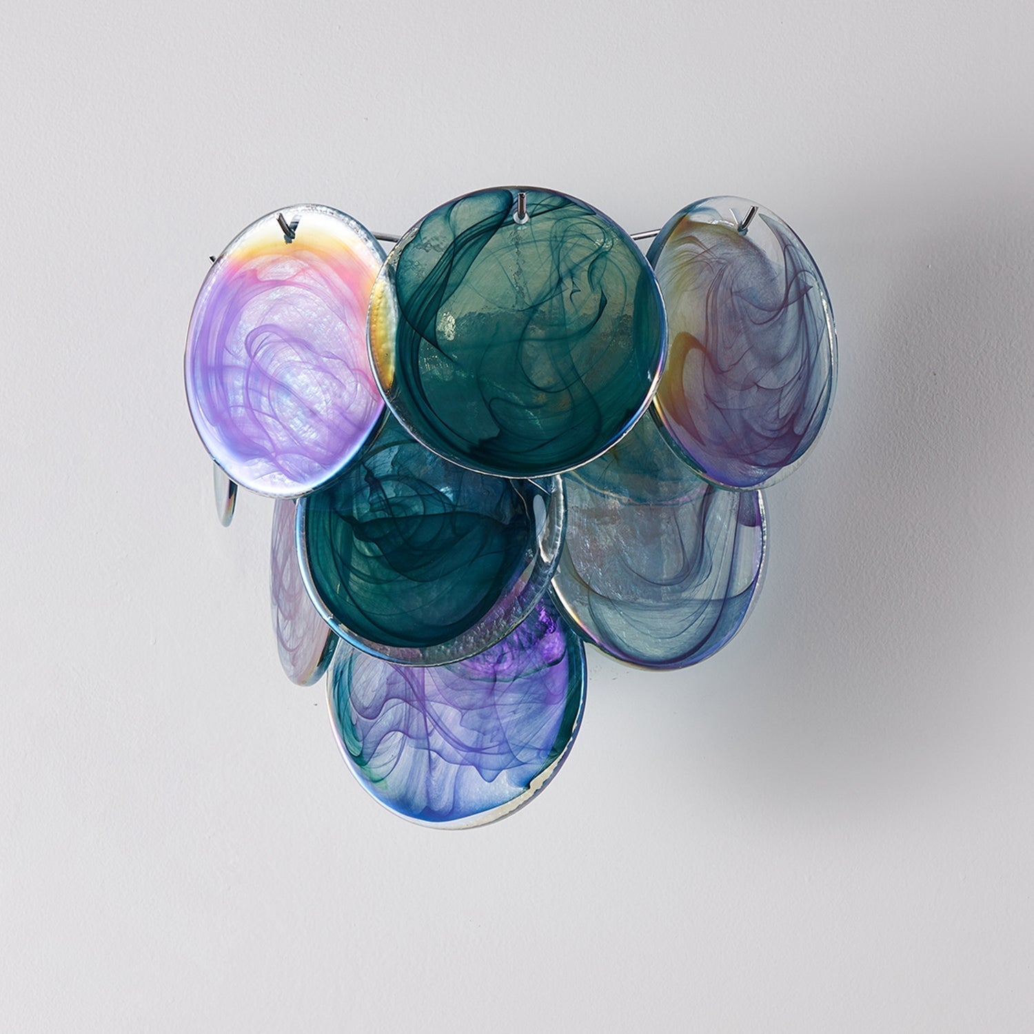 Vivelle Applique Murale Pétale en Verre Éthéré