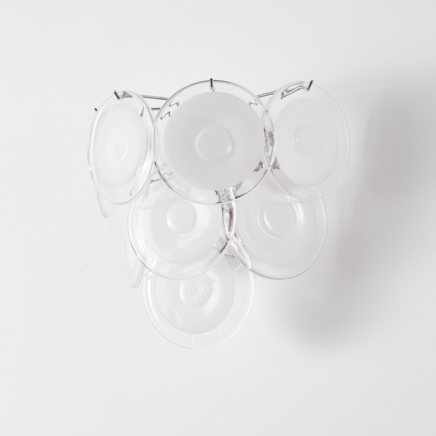 Vivelle Applique Murale Pétale en Verre Éthéré