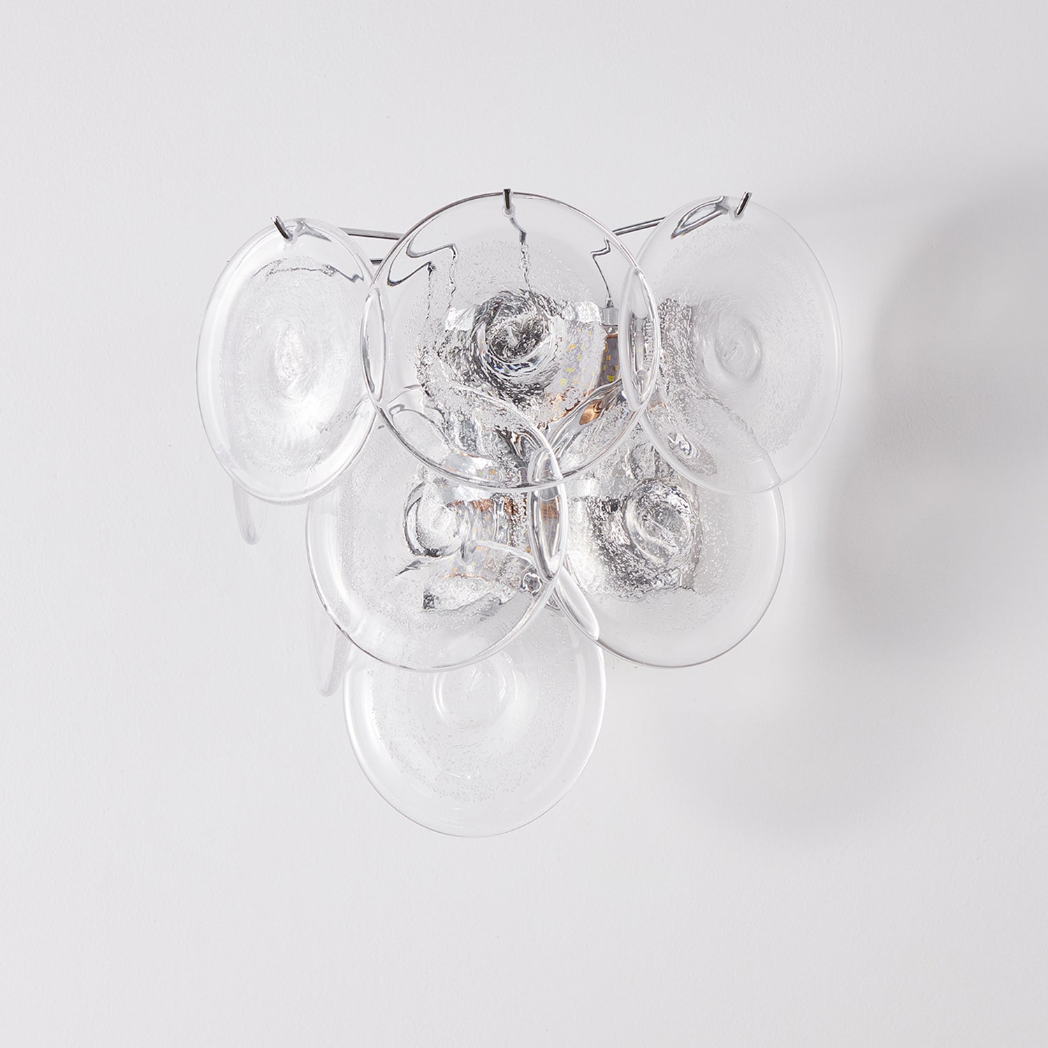 Vivelle Applique Murale Pétale en Verre Éthéré