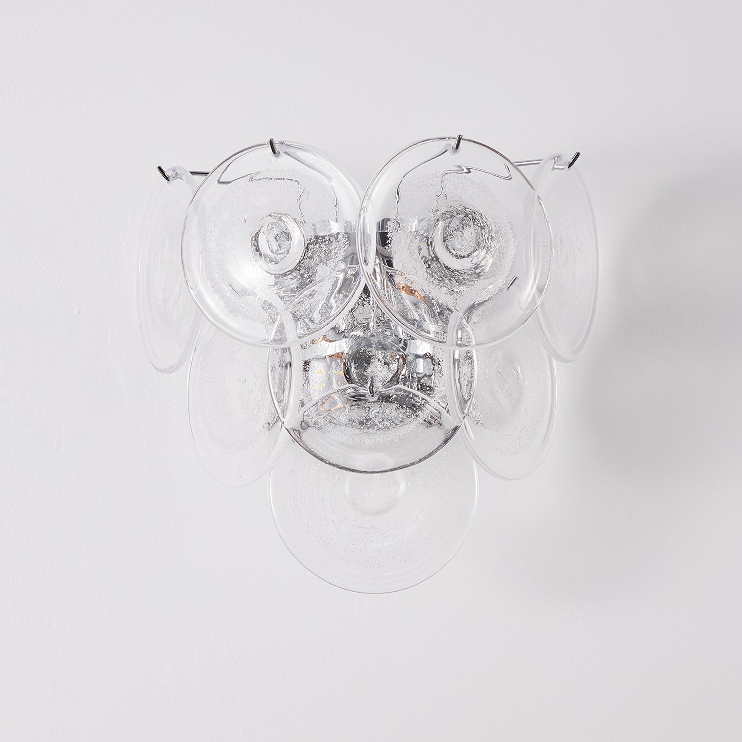 Vivelle Applique Murale Pétale en Verre Éthéré