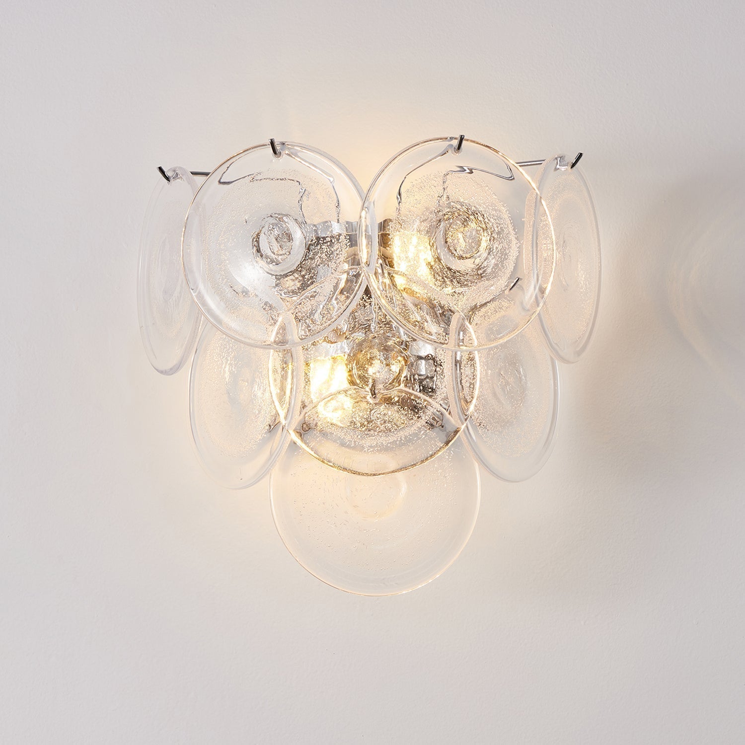 Vivelle Applique Murale Pétale en Verre Éthéré