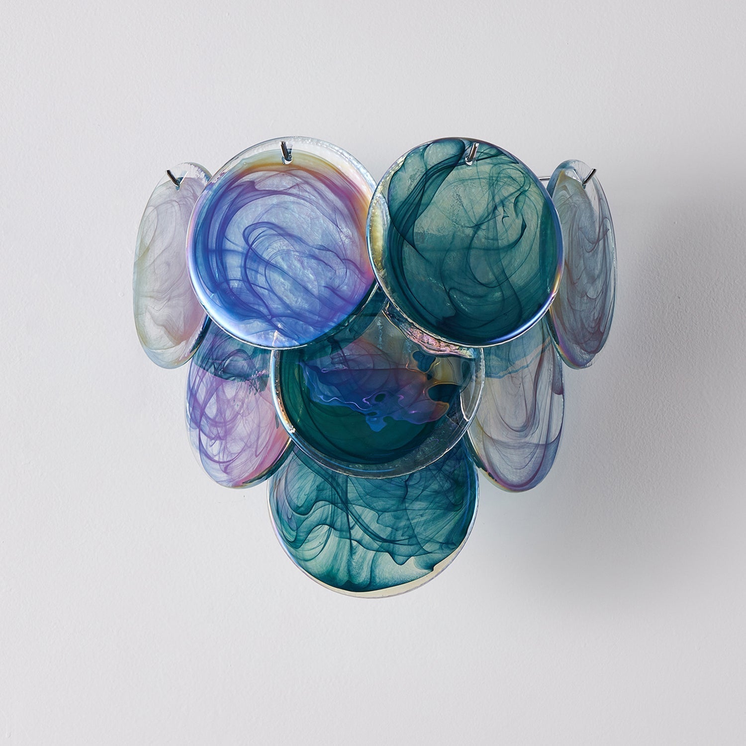 Vivelle Applique Murale Pétale en Verre Éthéré
