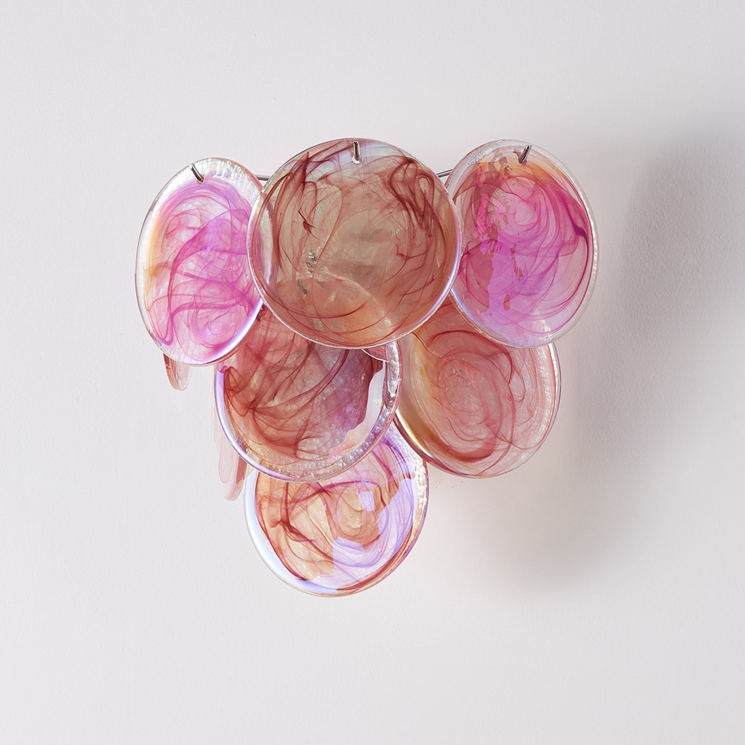 Vivelle Applique Murale Pétale en Verre Éthéré