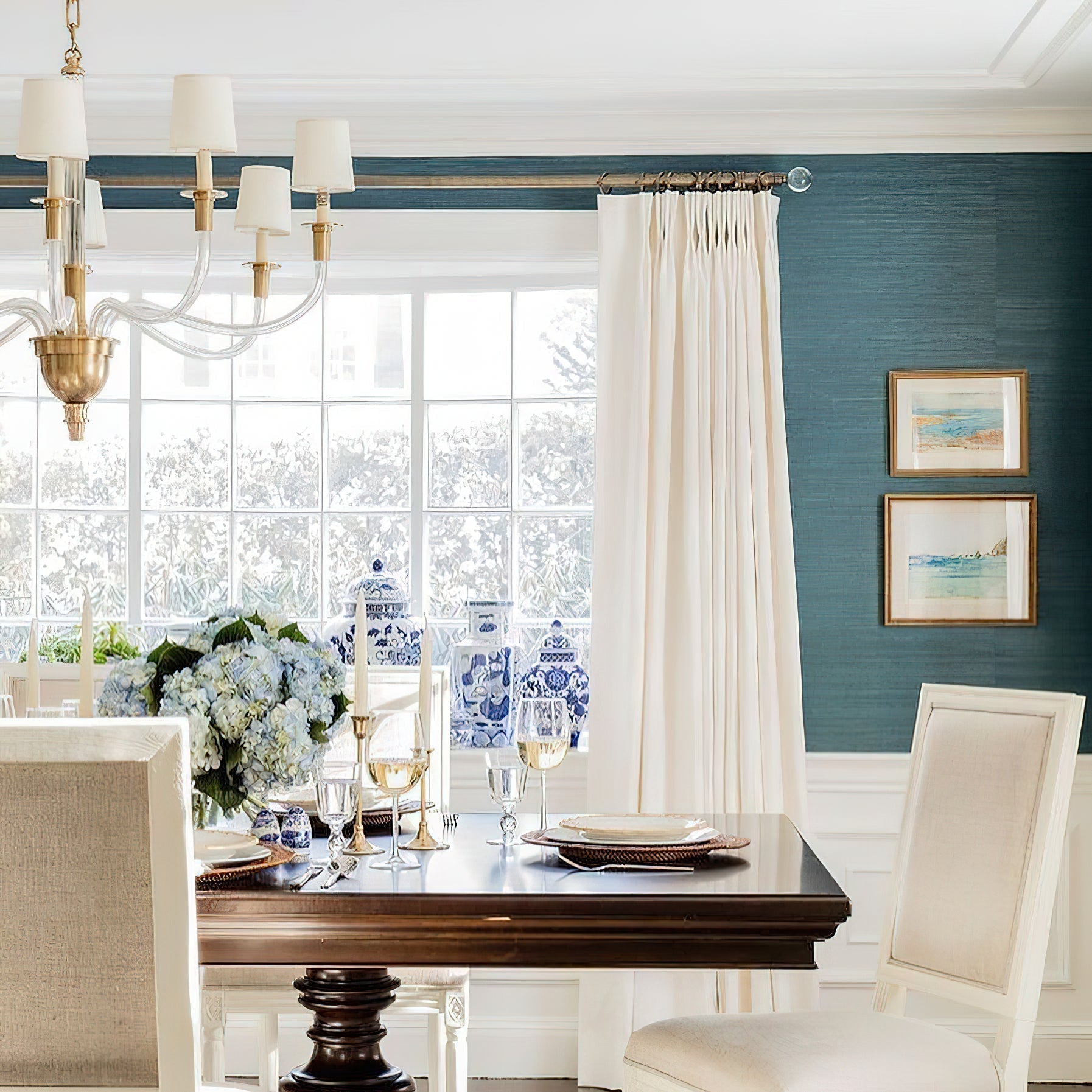 Syvinor Lustre Postmoderne Luxe Cristal Tissu