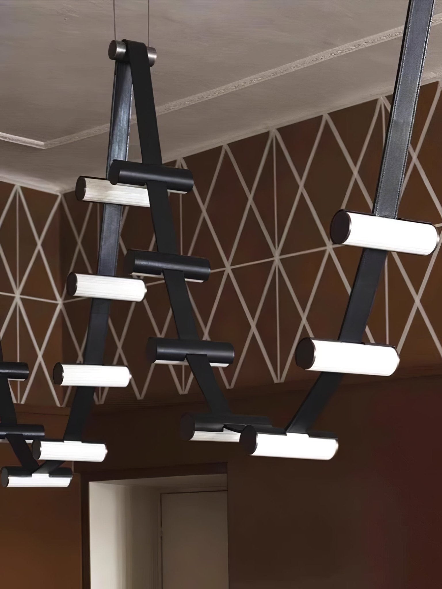 Flexura Suspension Métal Moderne Sur Rail