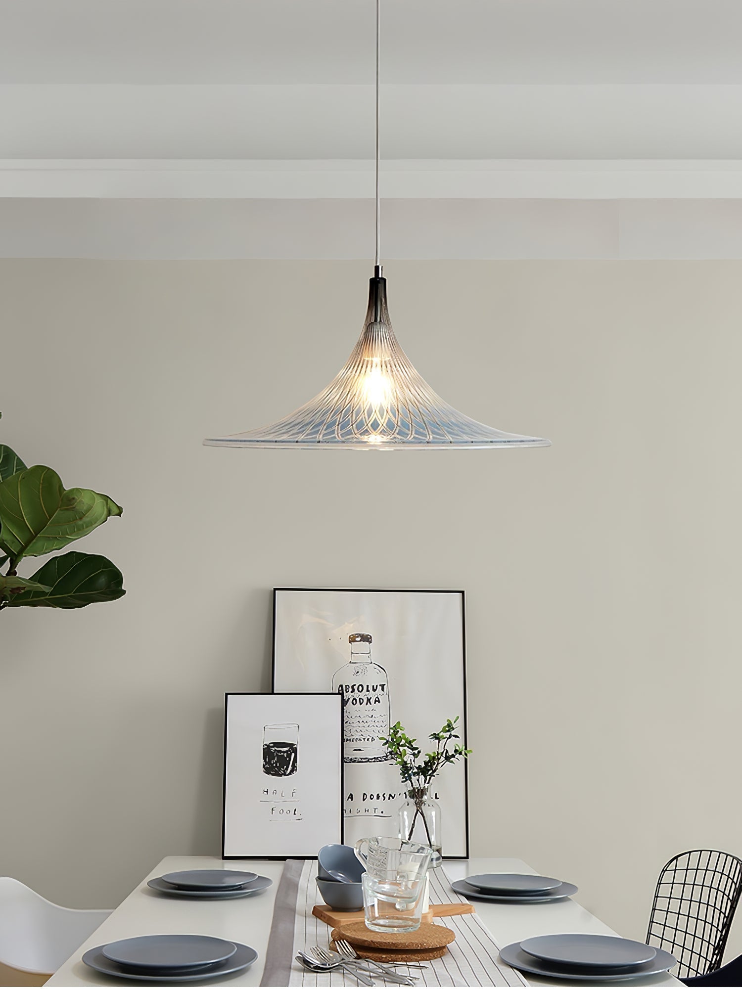 Calire Premium Nordic Art Pendentif Lumière