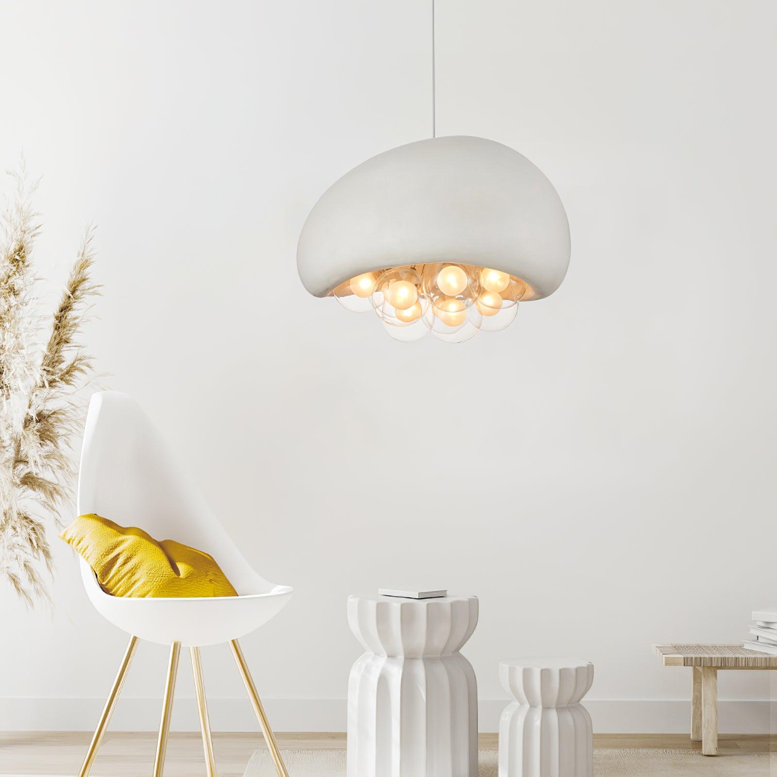 Khmara Bola Lampe Suspendue Bulle Organique