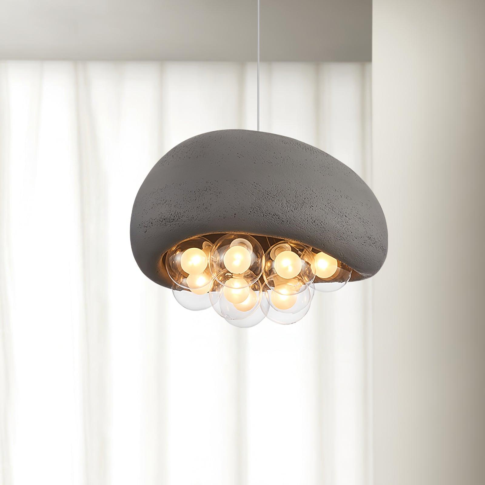 Khmara Bola Lampe Suspendue Bulle Organique