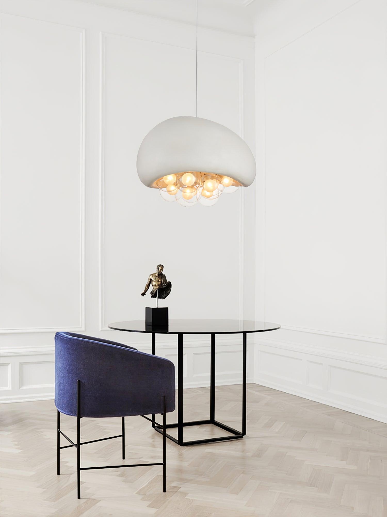 Khmara Bola Lampe Suspendue Bulle Organique
