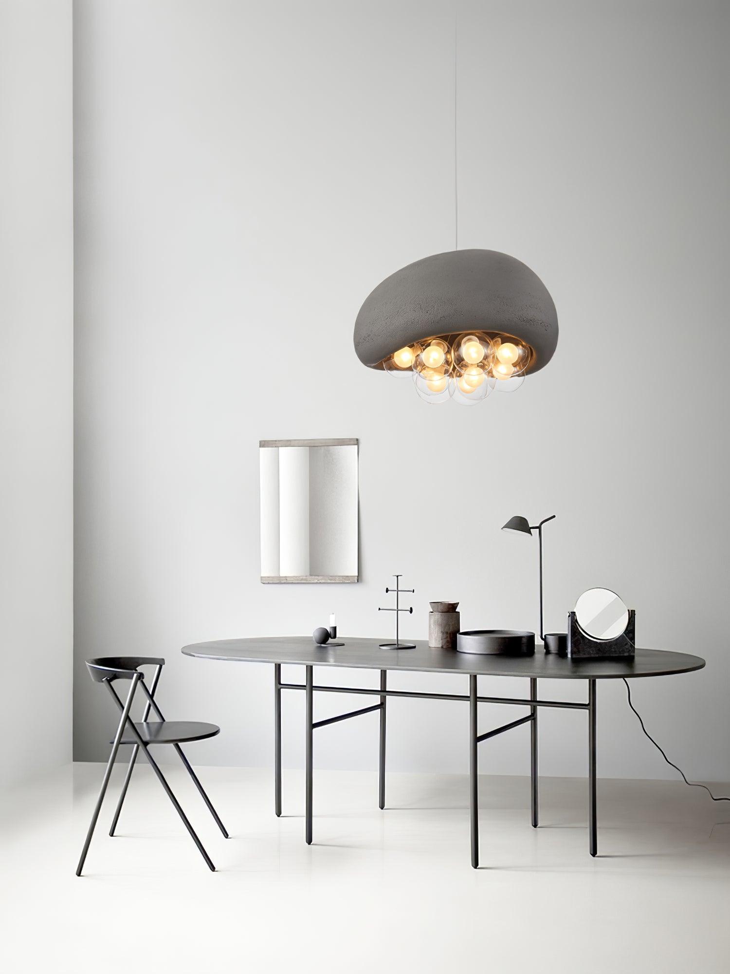 Khmara Bola Lampe Suspendue Bulle Organique