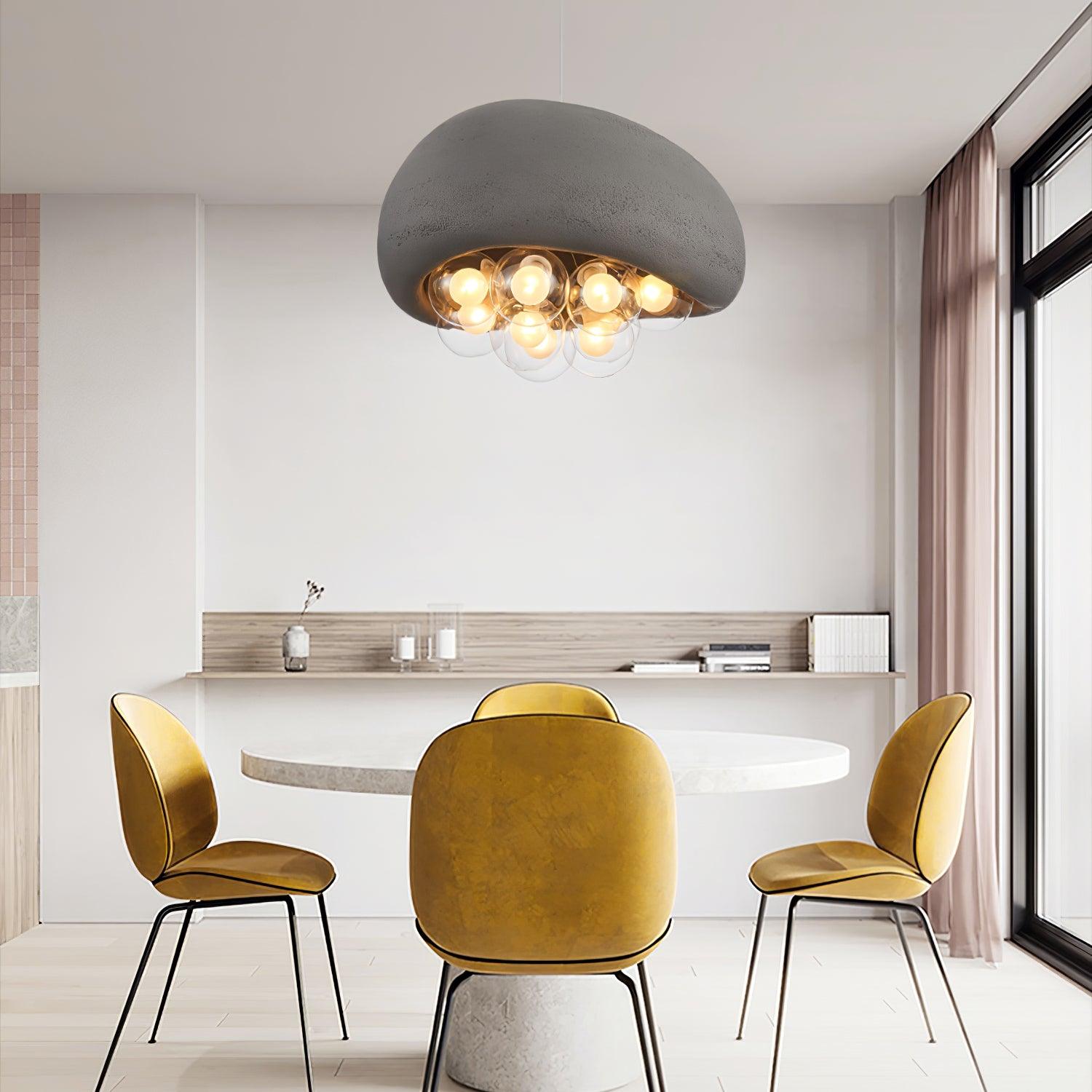 Khmara Bola Lampe Suspendue Bulle Organique