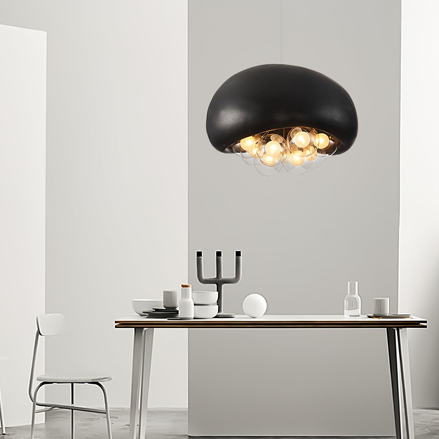 Khmara Bola Lampe Suspendue Bulle Organique
