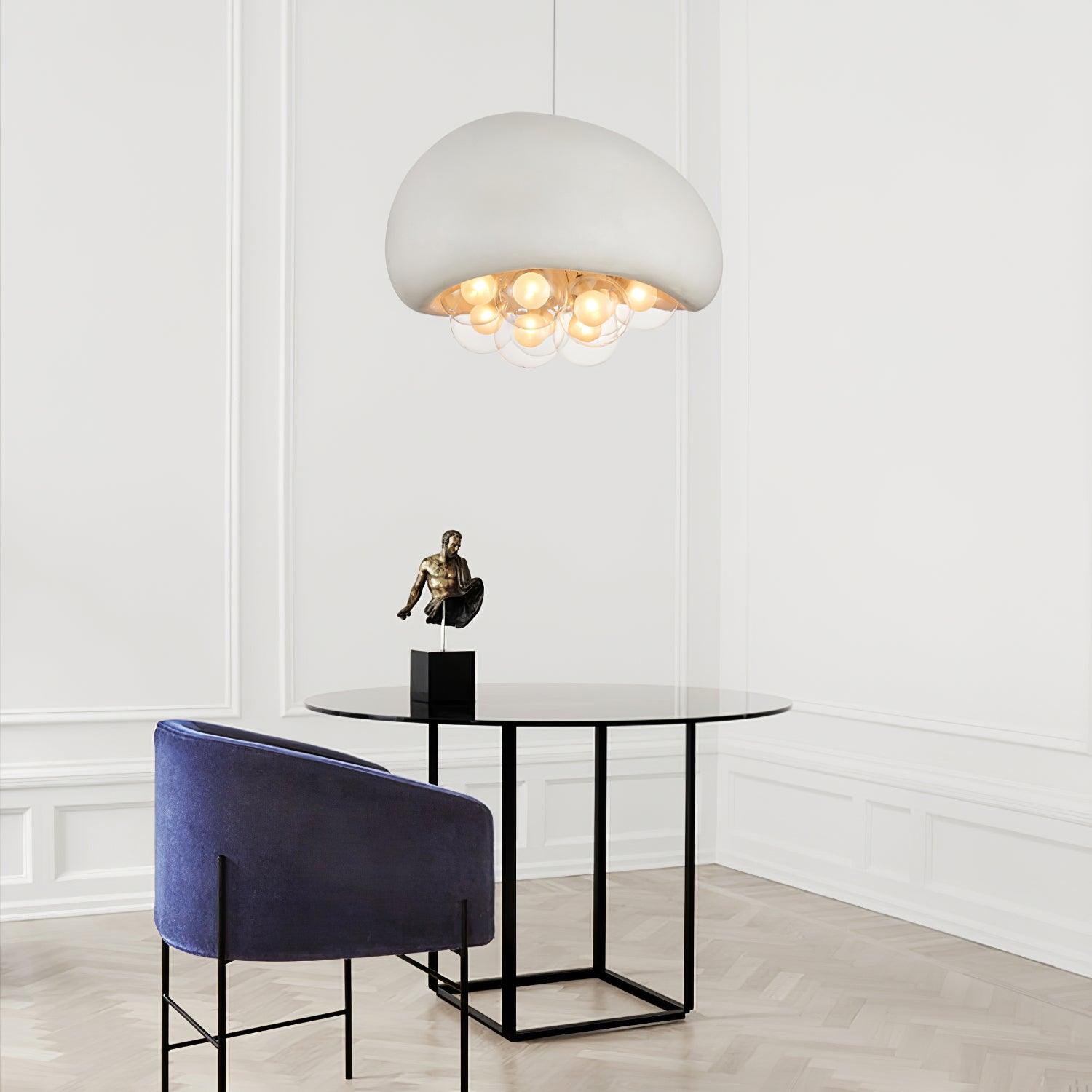 Khmara Bola Lampe Suspendue Bulle Organique