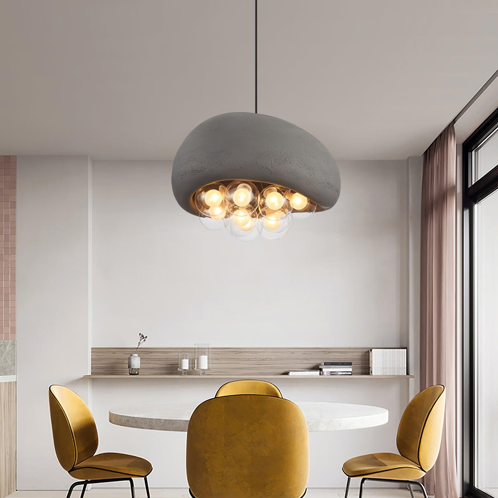 Khmara Bola Lampe Suspendue Bulle Organique