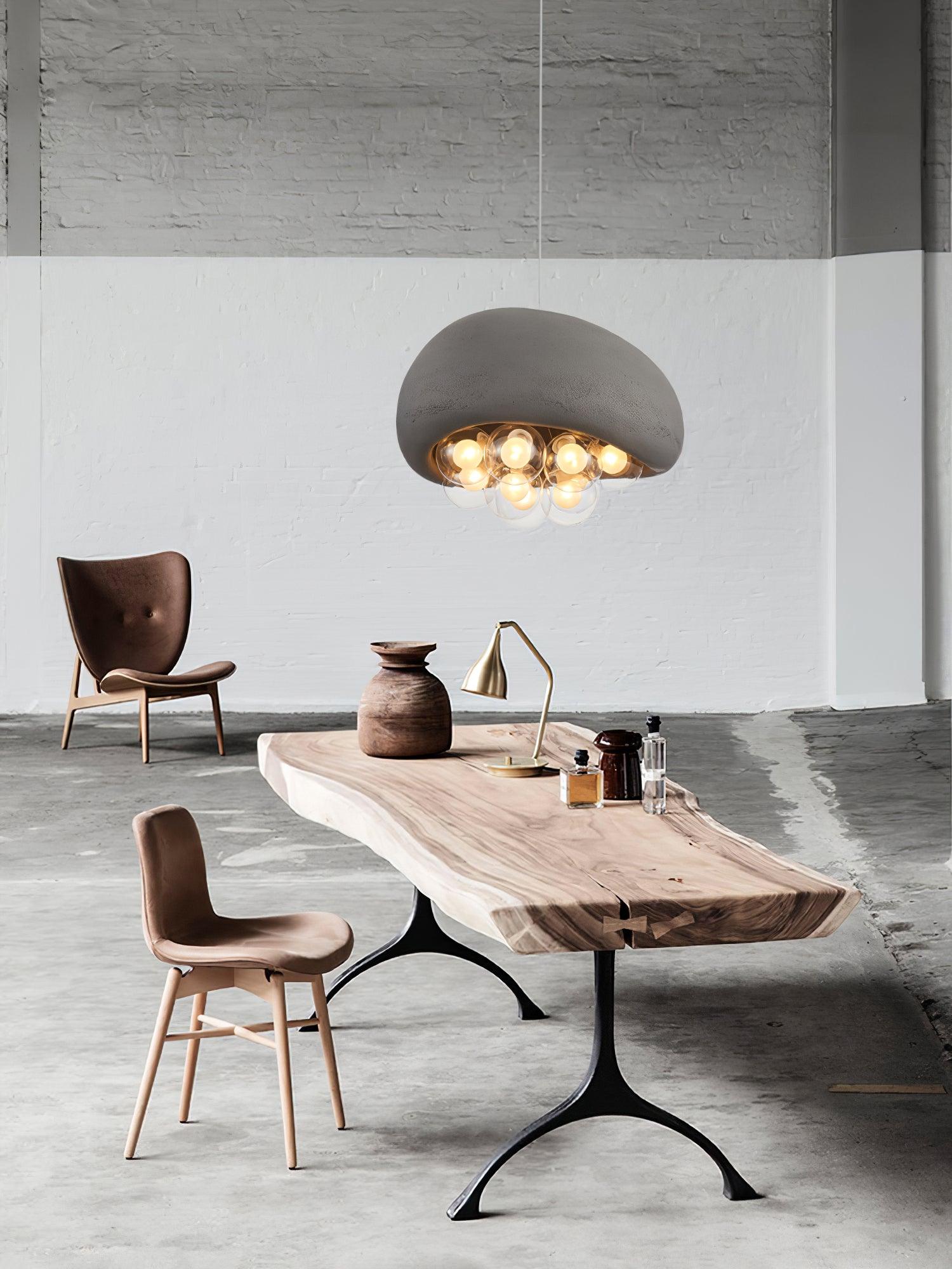 Khmara Bola Lampe Suspendue Bulle Organique