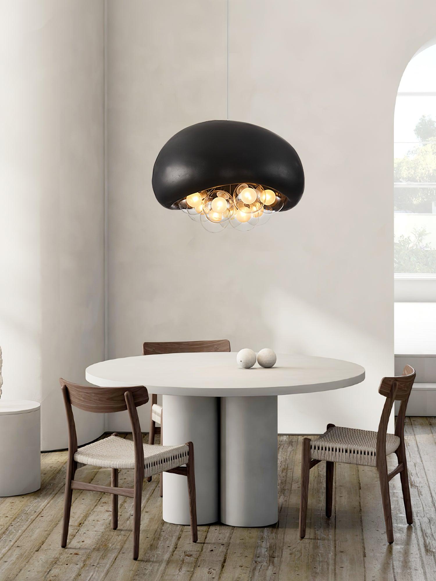 Khmara Bola Lampe Suspendue Bulle Organique