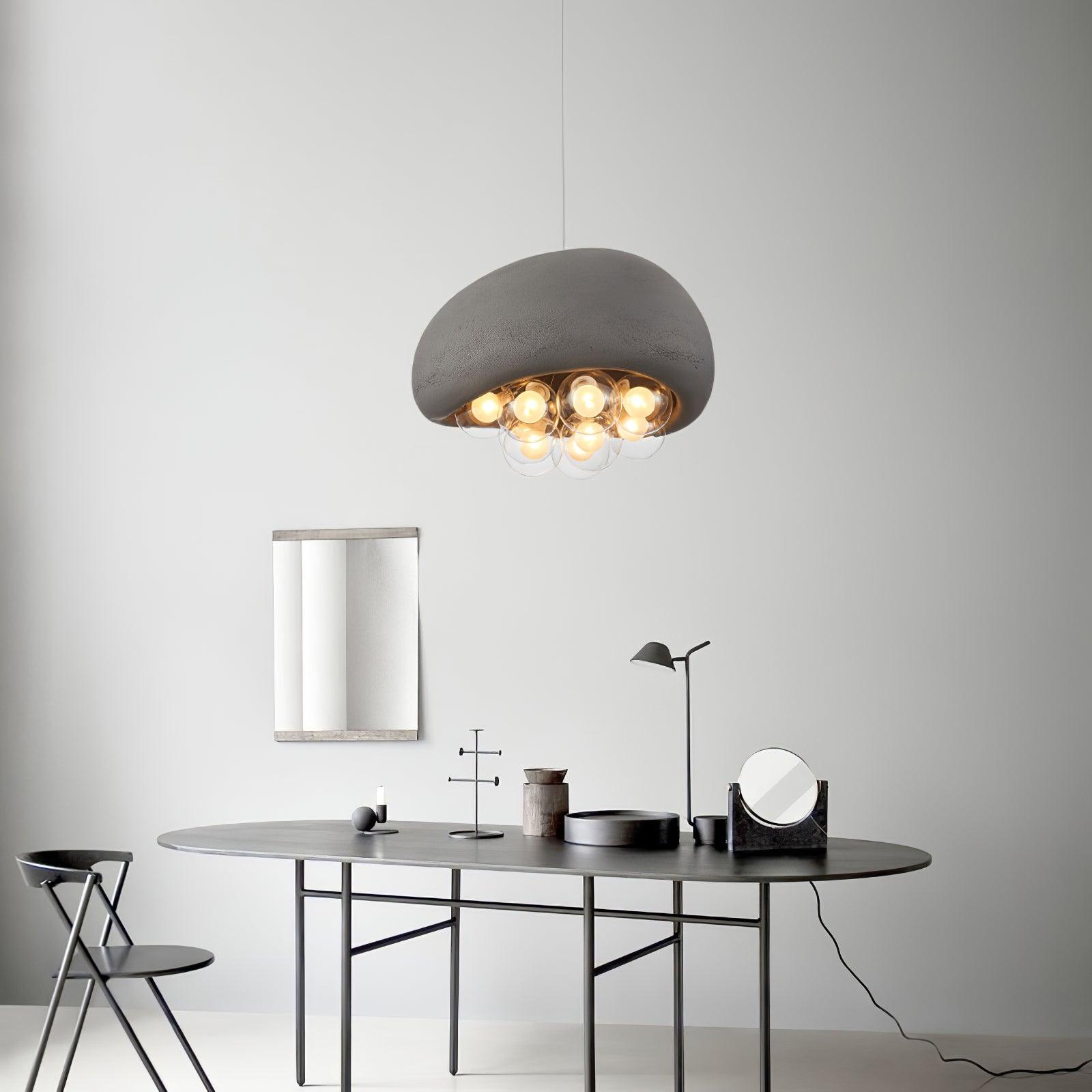 Khmara Bola Lampe Suspendue Bulle Organique
