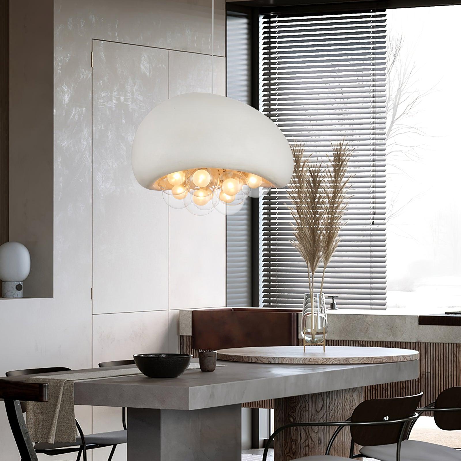 Khmara Bola Lampe Suspendue Bulle Organique