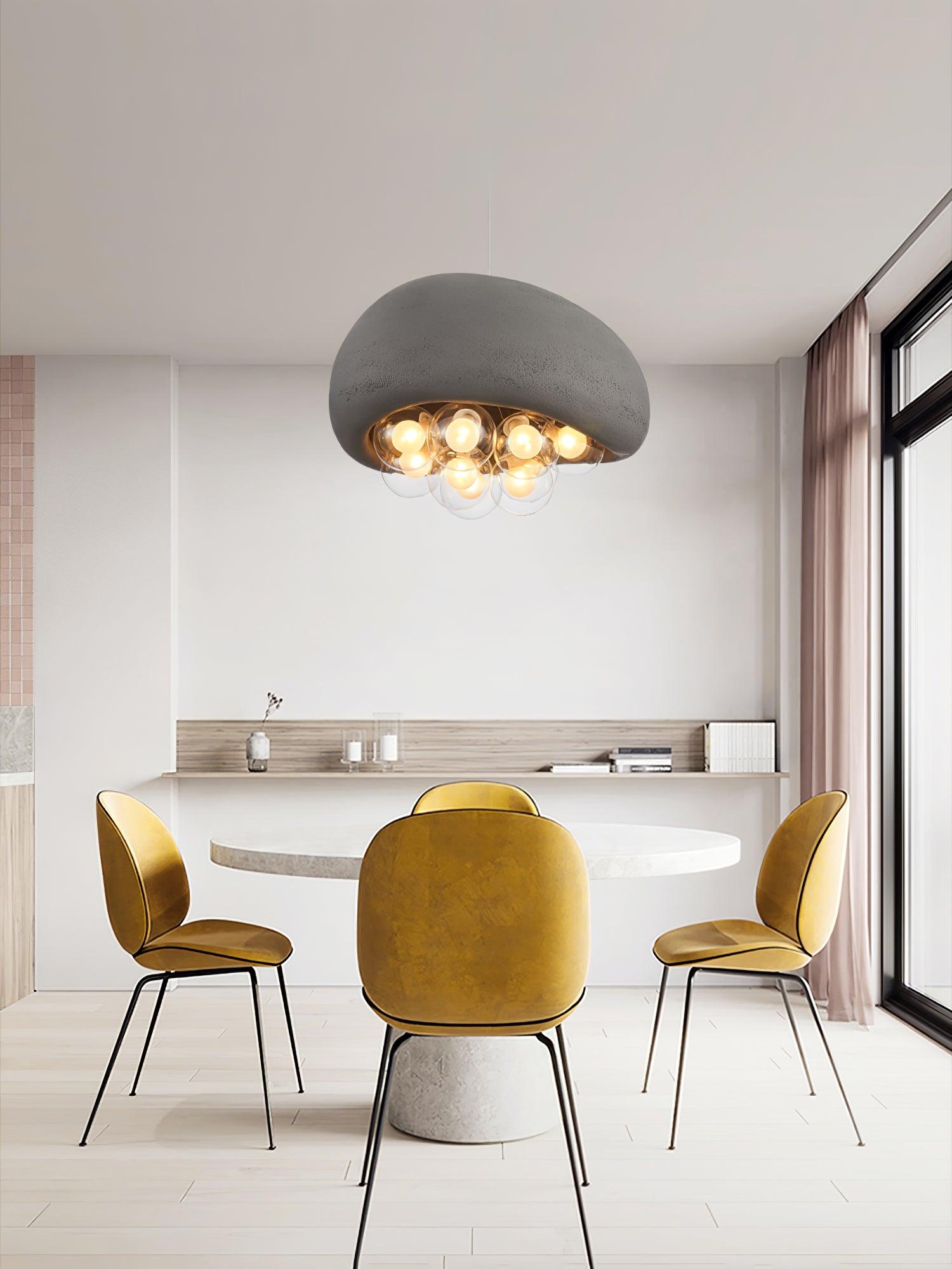 Khmara Bola Lampe Suspendue Bulle Organique