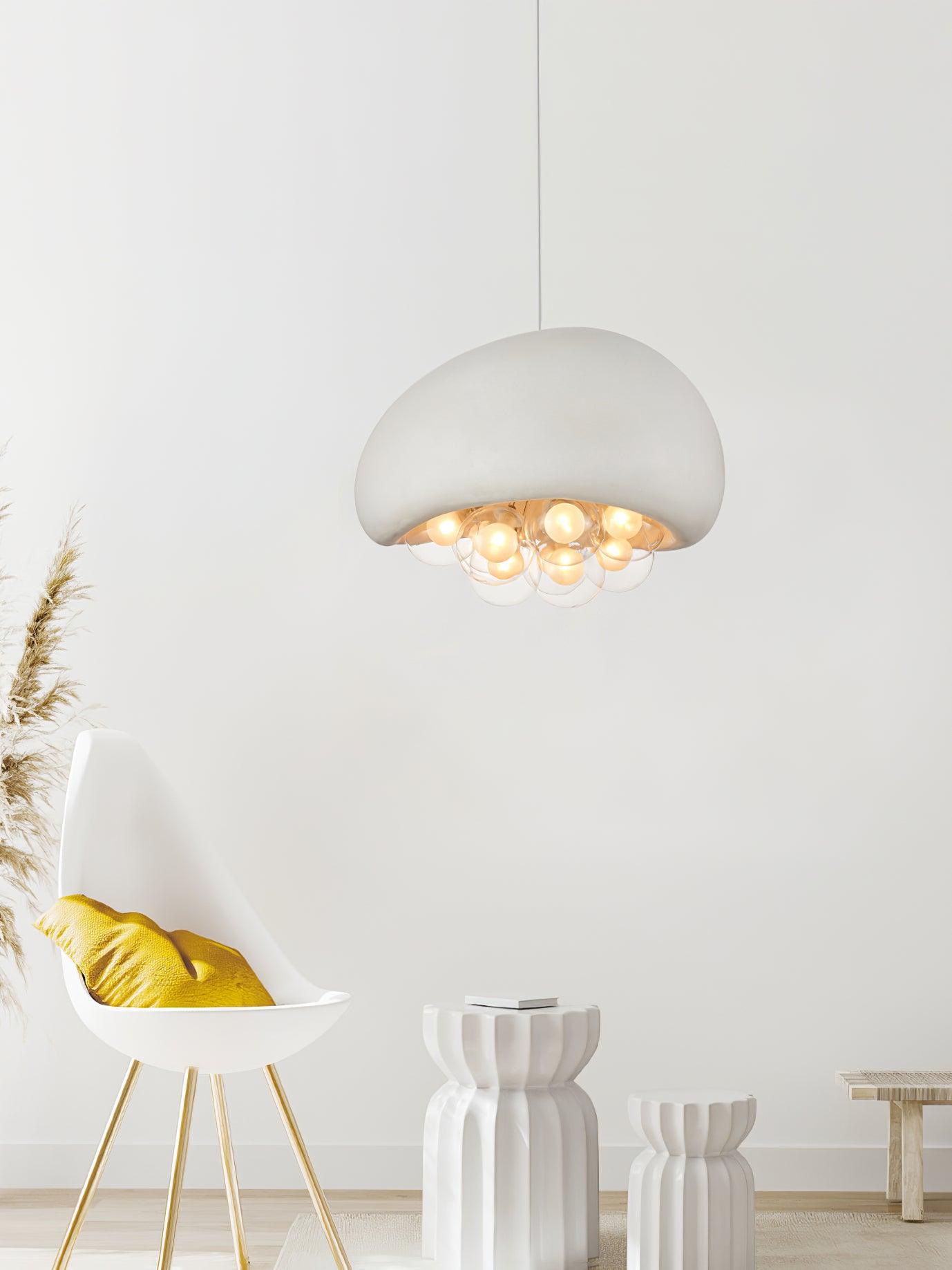 Khmara Bola Lampe Suspendue Bulle Organique