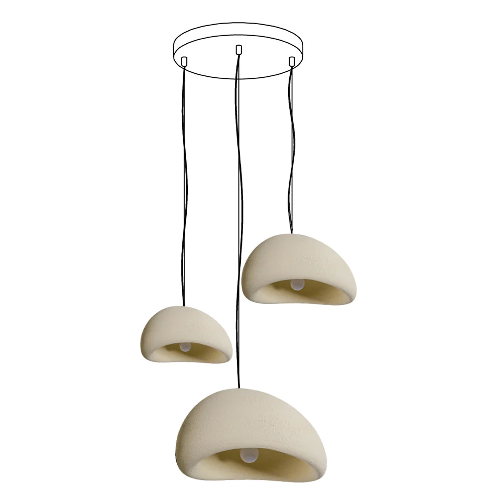 Lustra Lustre Combinaison Rugueuse Wabi-Sabi