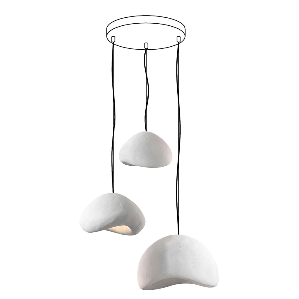 Lustra Lustre Combinaison Rugueuse Wabi-Sabi