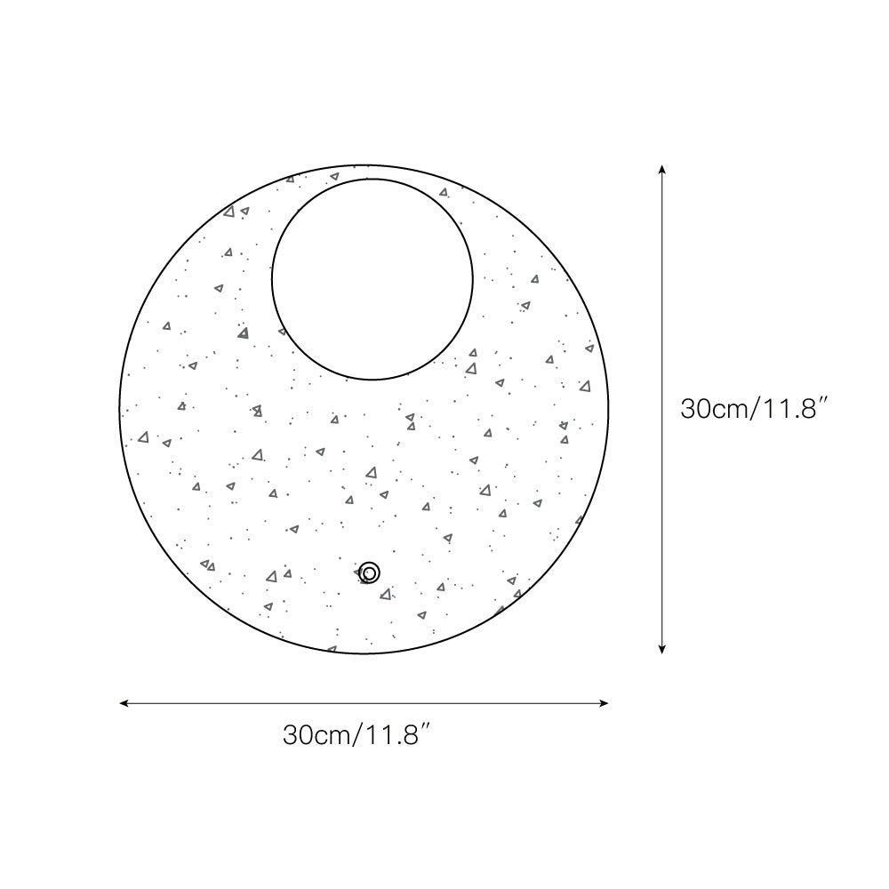 Alcareth Applique Murale Minimaliste Travertin Wabi