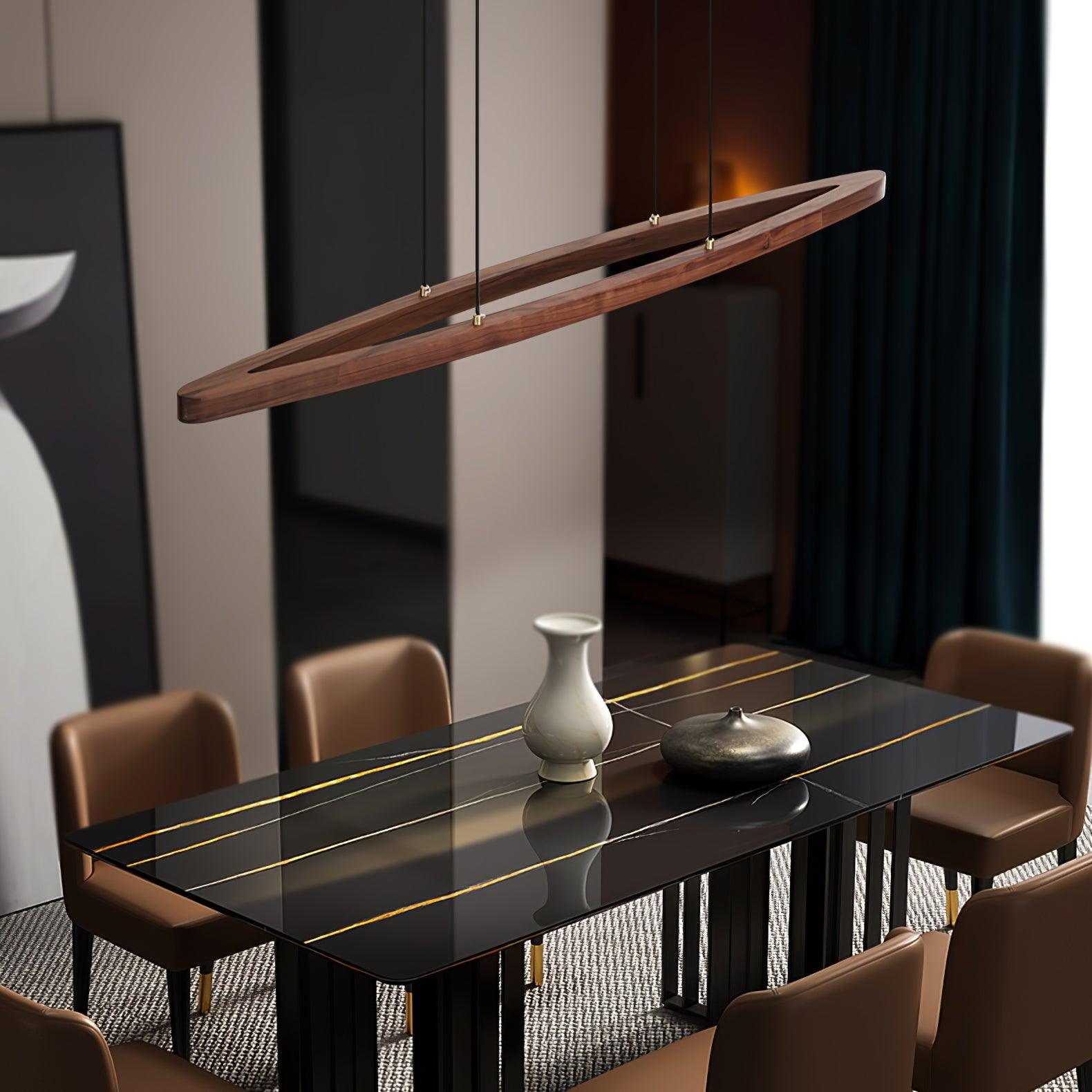 Zentan Lampe suspendue minimaliste en bois