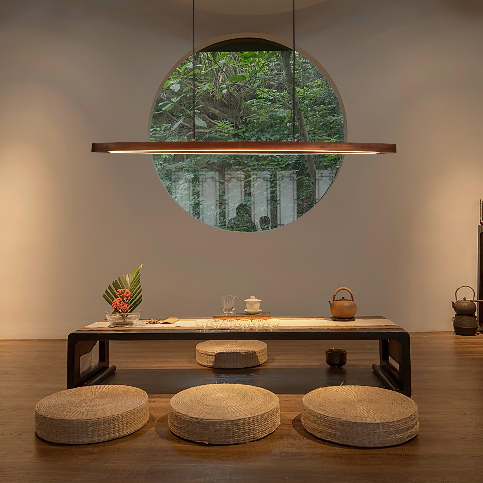 Zentan Lampe suspendue minimaliste en bois