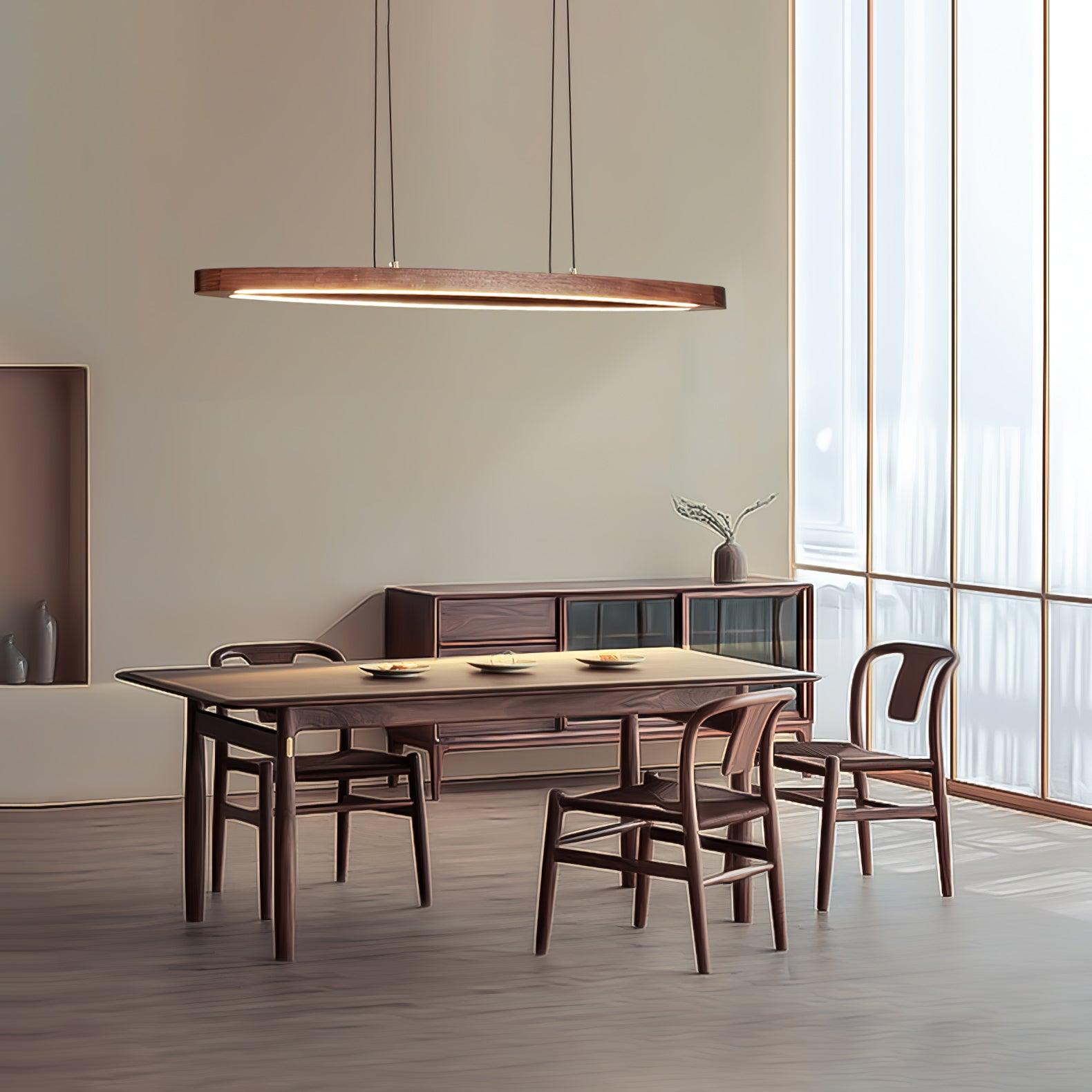 Zentan Lampe suspendue minimaliste en bois