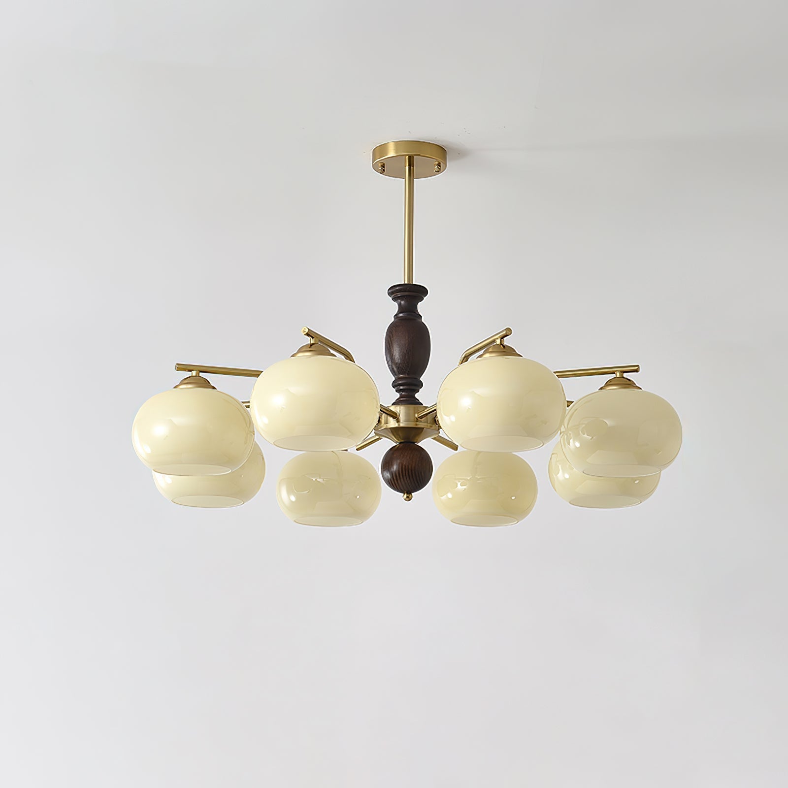 Aurora Lustre Noyer Beige Sphère