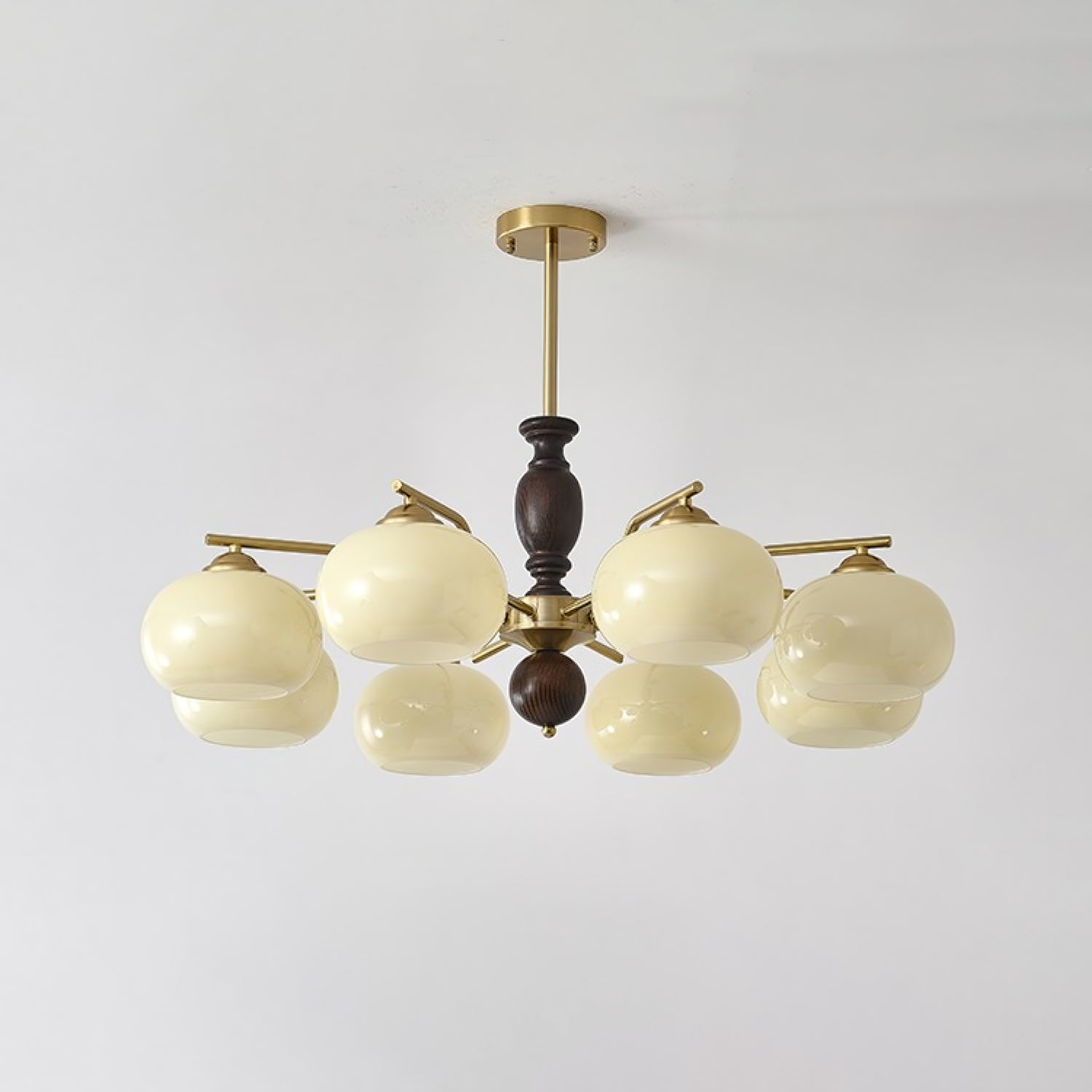 Aurora Lustre Noyer Beige Sphère
