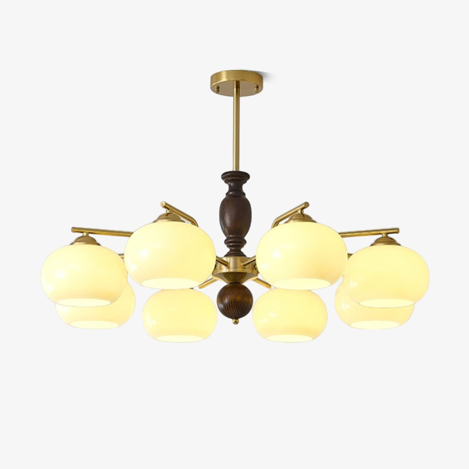 Aurora Lustre Noyer Beige Sphère