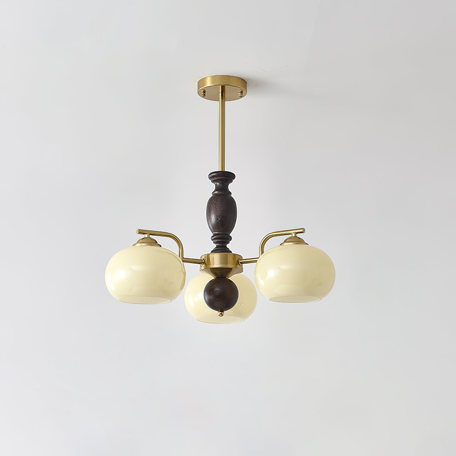 Aurora Lustre Noyer Beige Sphère