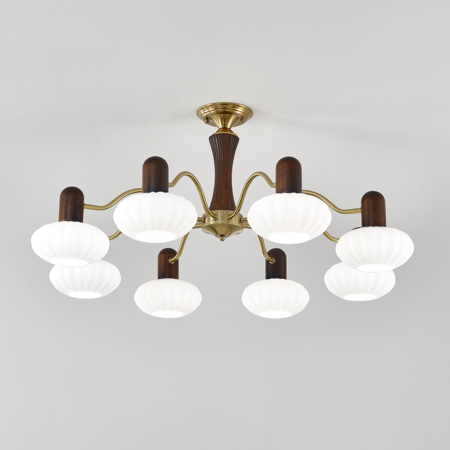 Aurora Lustre Noyer Embrassement Blanc Finition